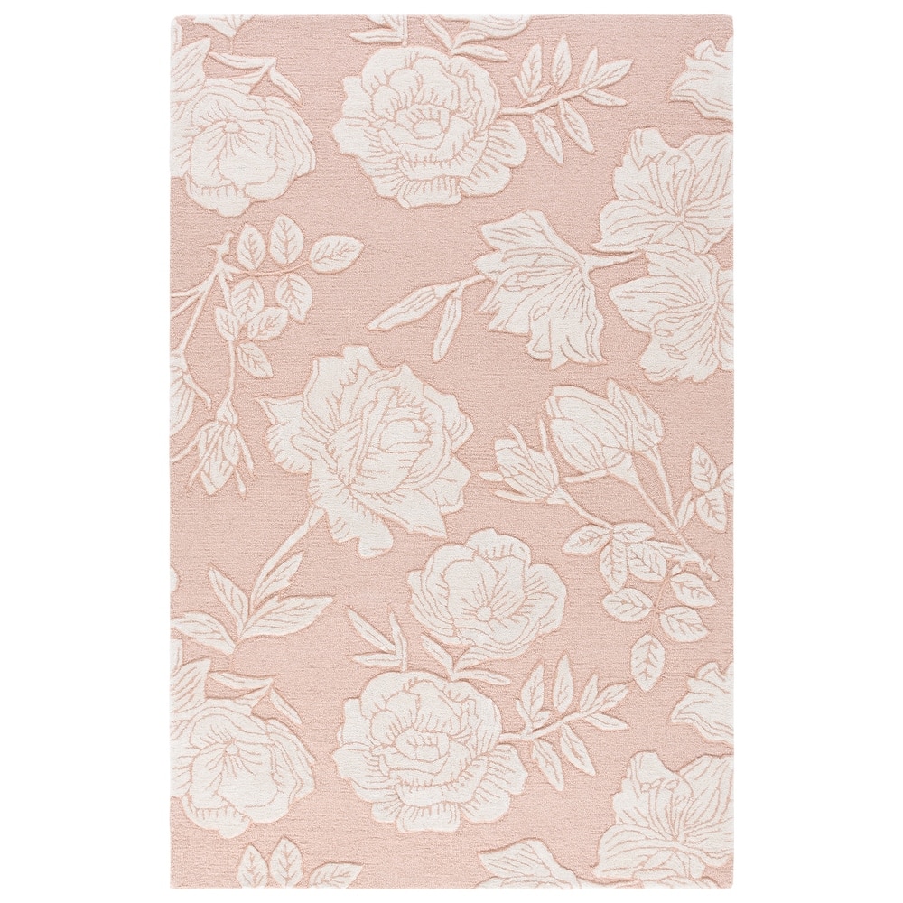 SAFAVIEH Handmade Glamour Arsenia Floral Wool Rug