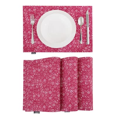 Deconovo Double-Faced Oxford Water Resistant Placemats (4-Pack)