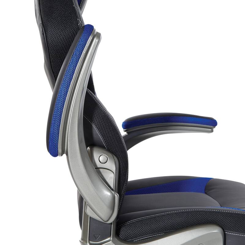 Oversite Gaming Chair in Faux Leather with Color Accents