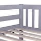 preview thumbnail 12 of 10, Full over Full Bunk Bed with 2 Drawers, Convertible into 2 Full Beds, Grey