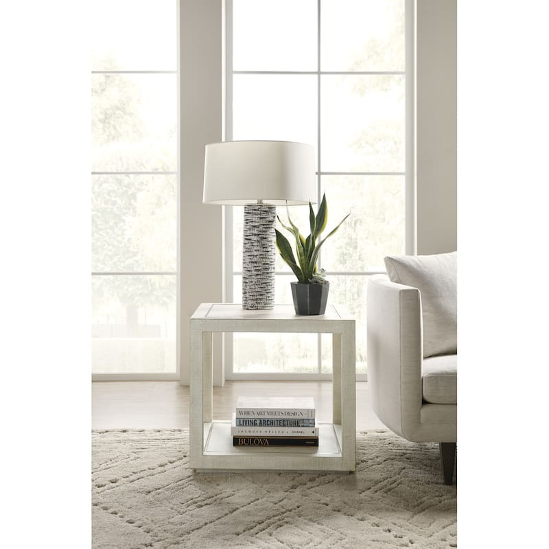 Hooker Furniture Cascade 26" Square Casual Luxury Open Concept End