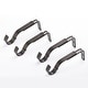 preview thumbnail 2 of 14, Lumi 1 in. Single Curtain Rod Bracket (4-Pack)