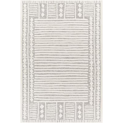 Livabliss Kaidi Global Stripe Outdoor Area Rug