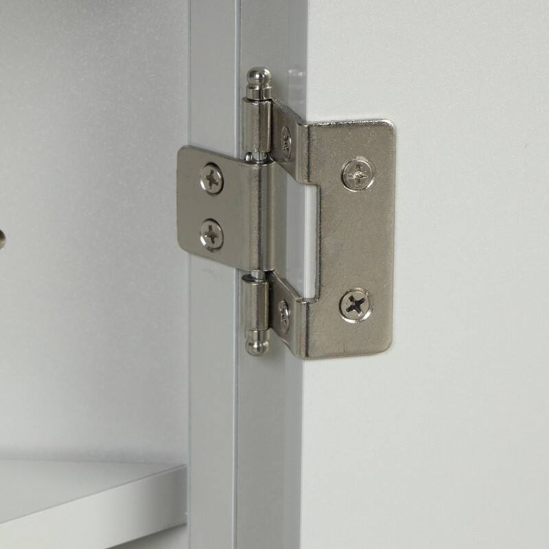 Triangle Bathroom Storage Cabinet with Adjustable Shelves
