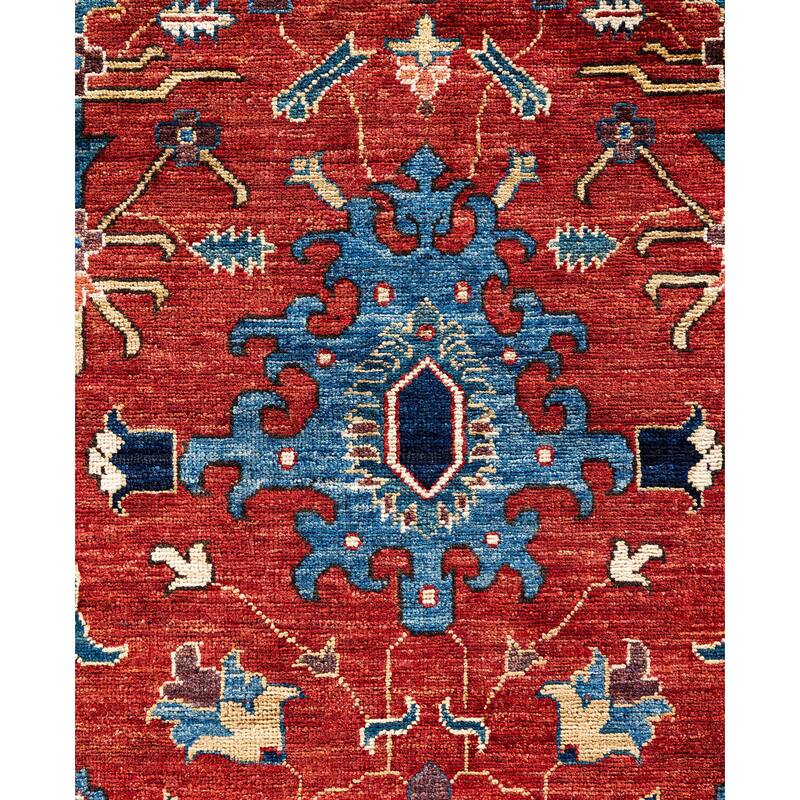 Serapi One-of-a-Kind Hand-Knotted Area Rug - Red - 10' 1" x 13' 10"