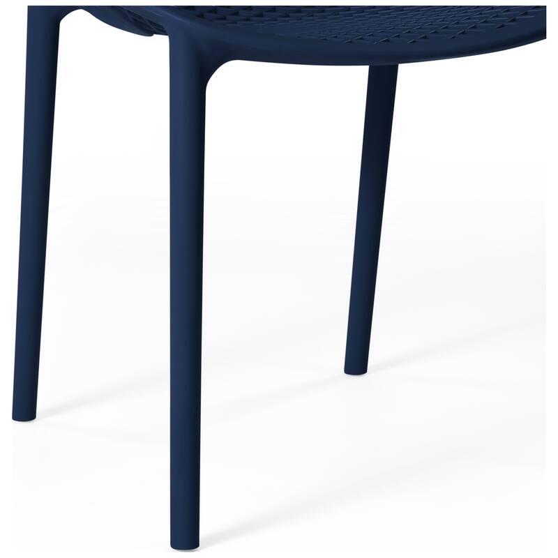 Frond and Form Outdoor Stacking Dining Side Chair (Set of 2)
