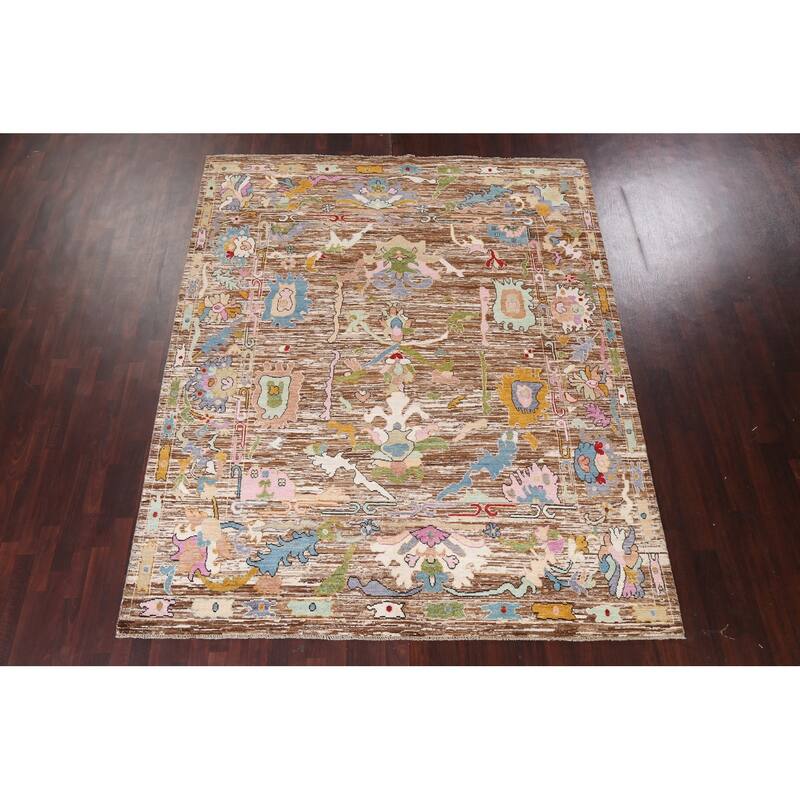 Vegetable Dye Traditional Ziegler Oriental Area Rug Wool Hand-knotted - 8'2" x 9'9"