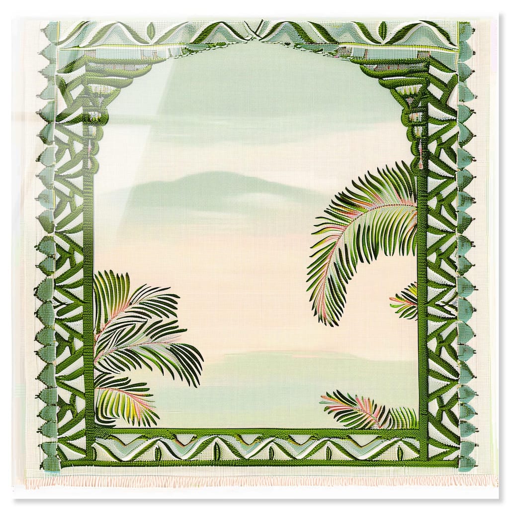 Palm View Vista Acrylic by Art Remedy, Ready to Hang