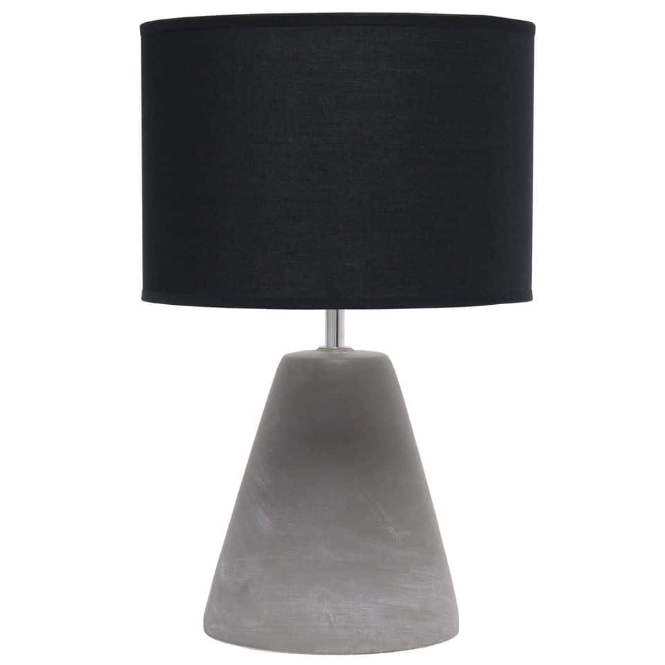 Simple Designs Pinnacle Concrete Table Lamp