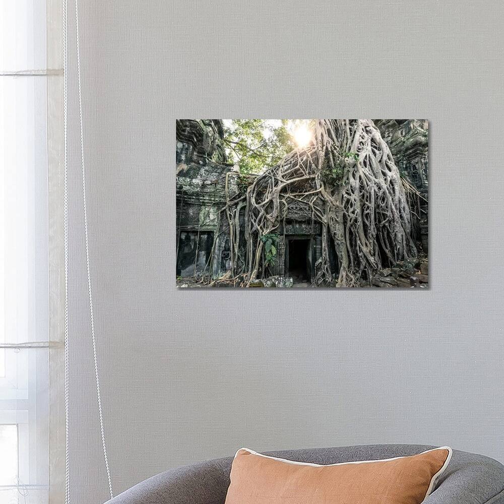 iCanvas "Temple In The Jungle, Angkor Wat, Cambodia" by Matteo Colombo Canvas Print
