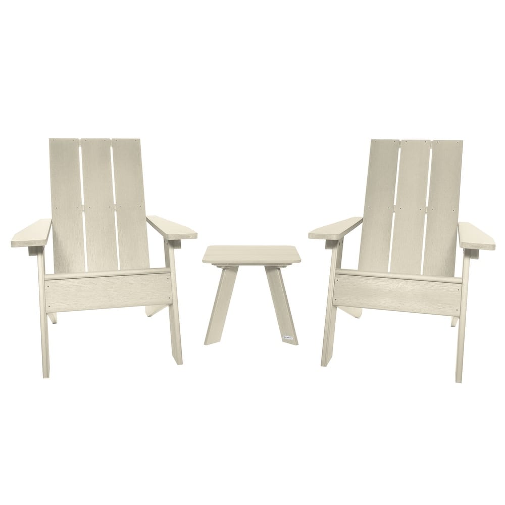 HIGHWOOD 3-piece Adirondack Chairs and Side Table Set