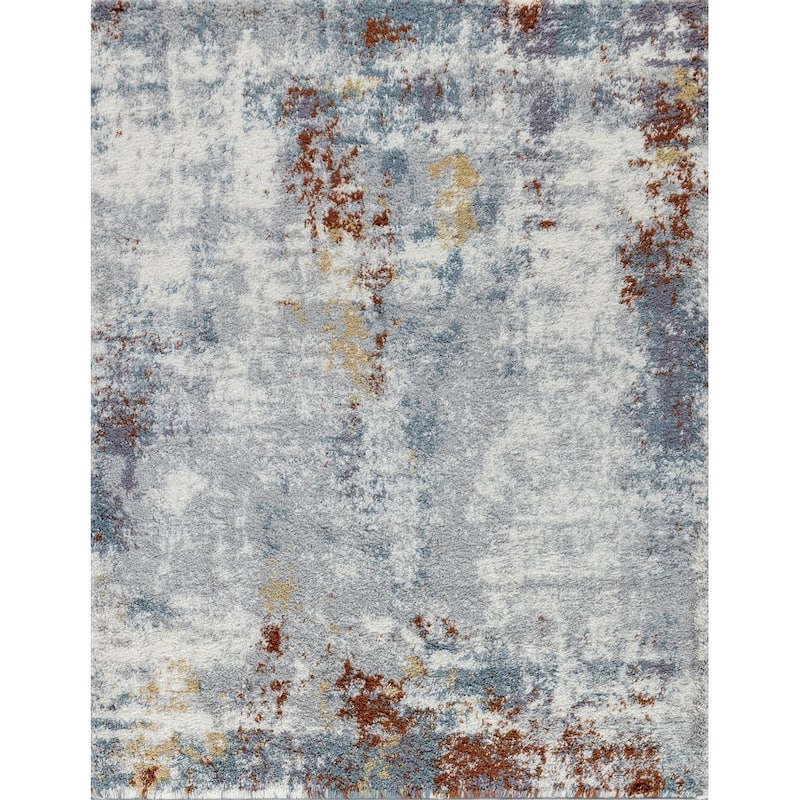 Loft Shag GC_CZY1010 Multi Shaggy Area Rug - 7'10 x 9'10