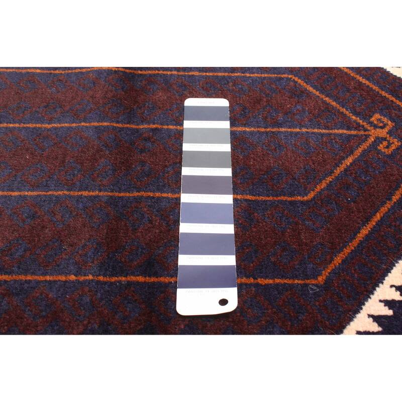 ECARPETGALLERY Hand-knotted Teimani Dark Navy Wool Rug - 2'10 x 4'9