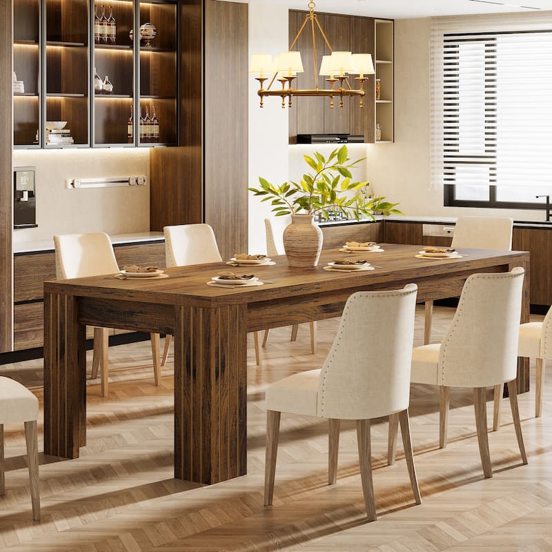 78.7'' Large Dining Table for 6-10 with Heavy Duty Legs