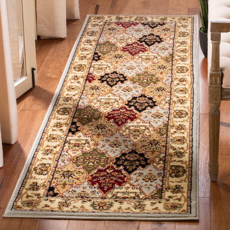 SAFAVIEH Lyndhurst Marylyn Traditional Oriental Rug - 2'3" x 8' Runner - Grey/Multi