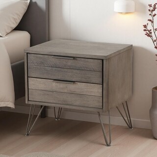 Nightstand With Metal Legsnull