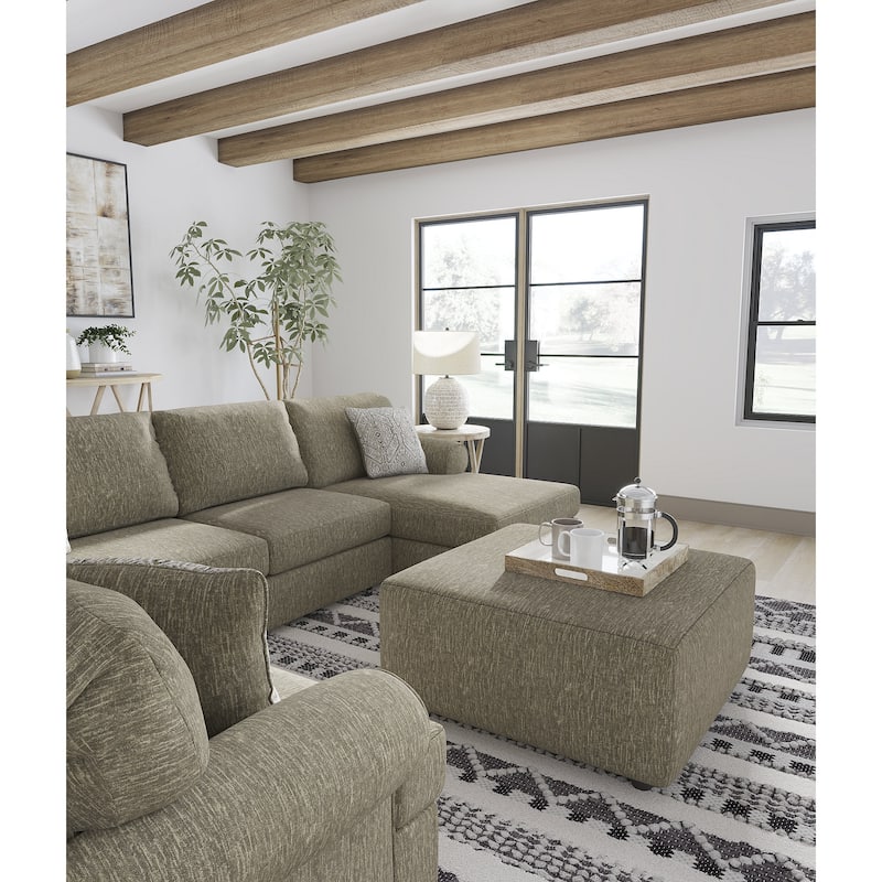 Signature Design by Ashley​ Hoylake Contemporary Ottoman, Brown