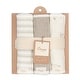 preview thumbnail 10 of 11, Crane Baby Organic Cotton 3-pc. Bunny Burp Cloth Set