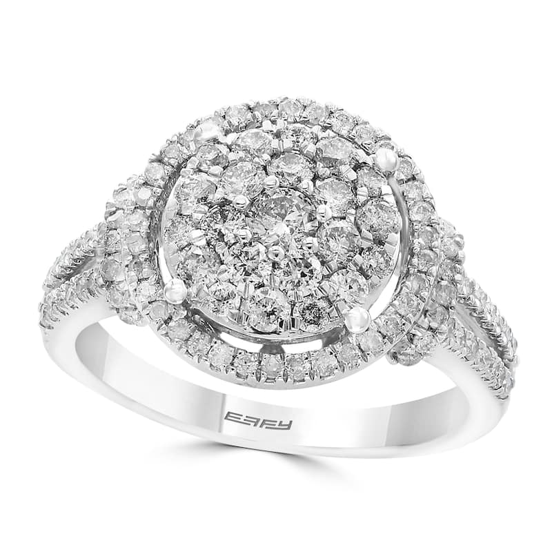Effy Women's 14K White Gold Round Ring