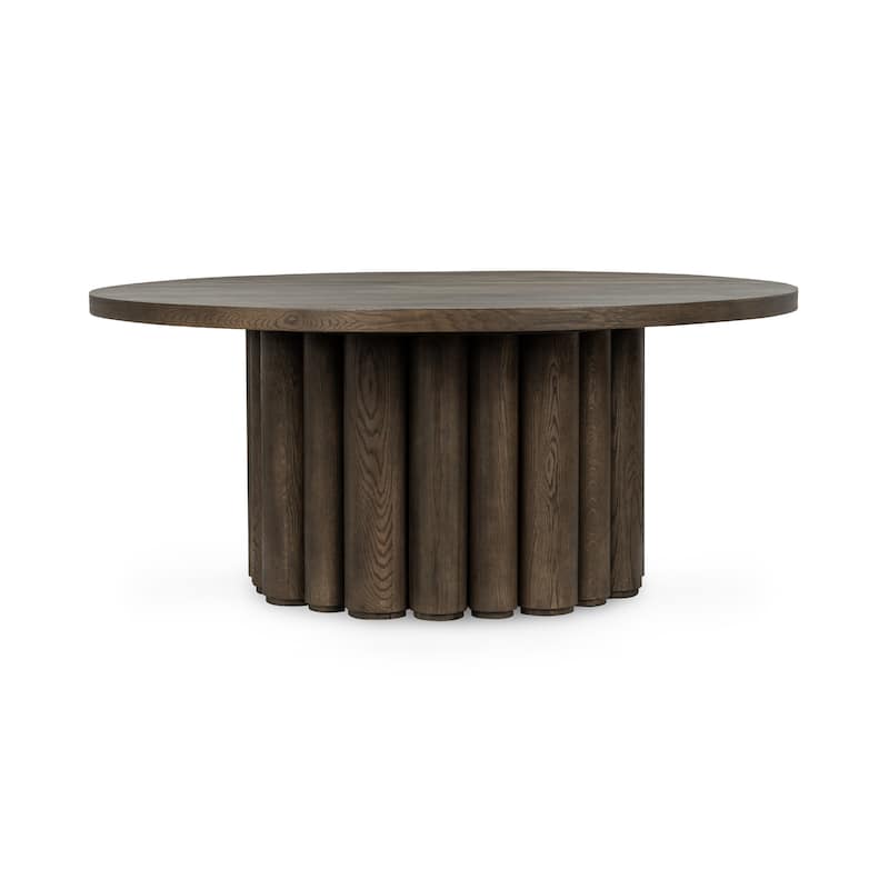 Classic Home Tiber Wood Round Dining Table