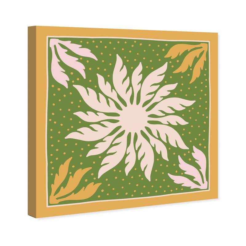 Wynwood Studio Canvas Fashion and Glam Autumn Scarf Gold and Modern & Contemporary Wall Art Canvas Print