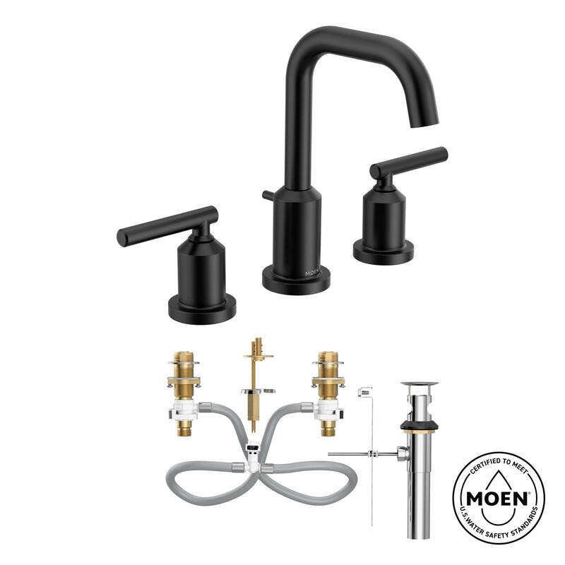 Moen TV6142 Gibson 1.2 GPM Widespread Bathroom Faucet with Rough-in