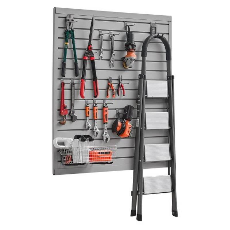 PVC Garage Slat Wall Panel with Modular Design and Suitable for Both Indoor and Outdoor Use