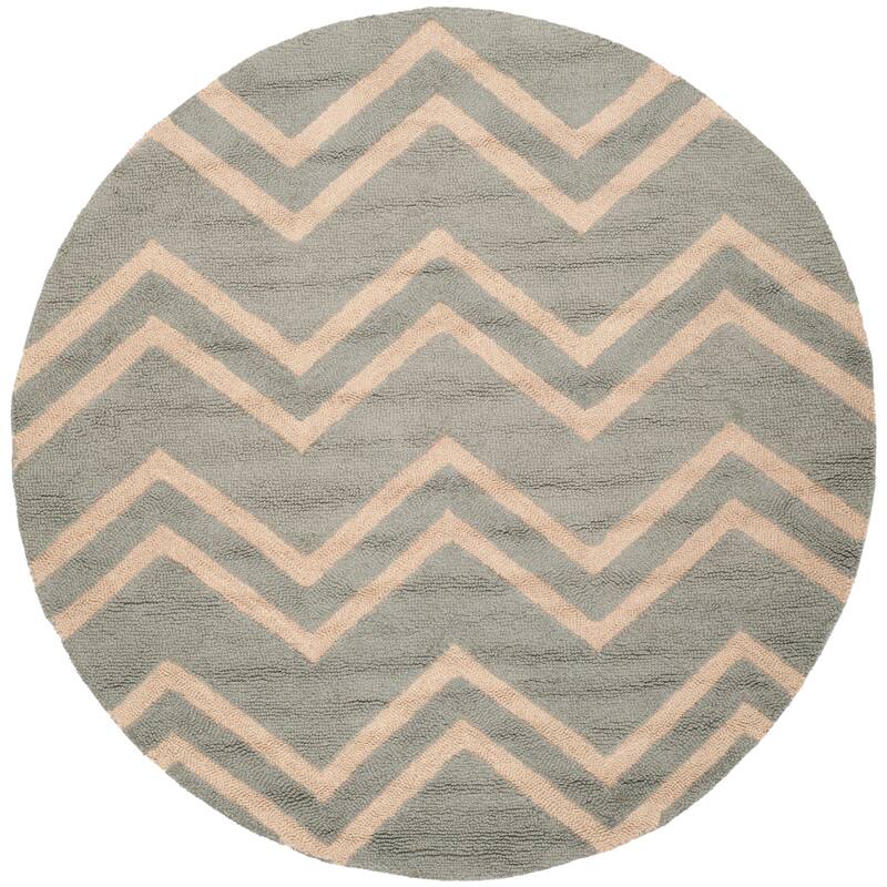 SAFAVIEH Handmade Moroccan Talma Paradise Grey Wool Rug