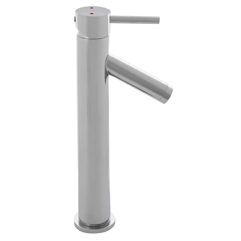 SAFAVIEH Solea Christiana Stainless Steel Single Lever Bathroom Faucet - 2.1" x 5.1" x 12.1" - 2Wx5Dx12H