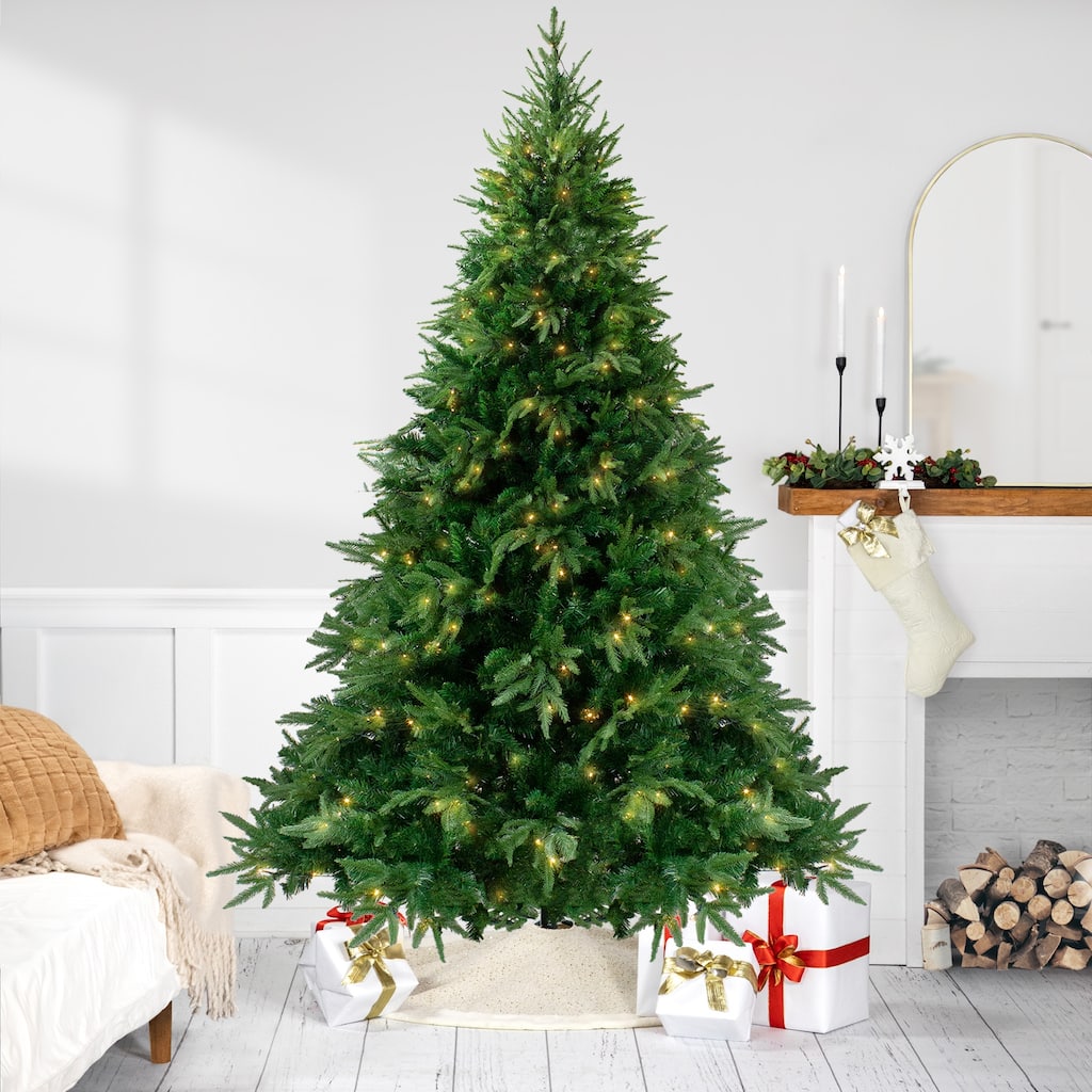 7.5' Full Silverthorne Fir Artificial Christmas Tree - Clear Lights - 7.5 Foot