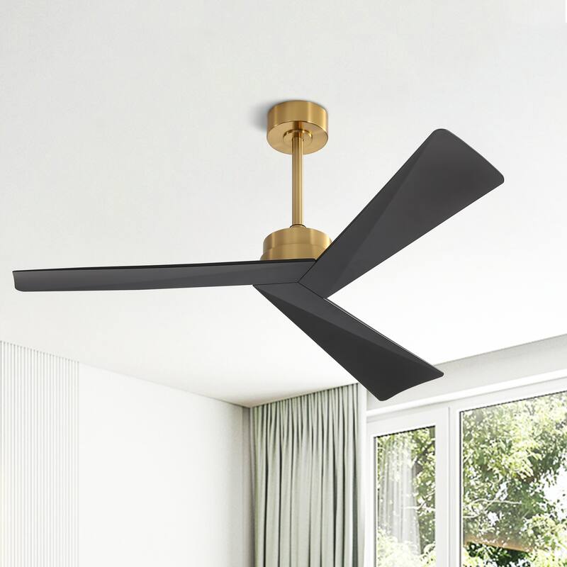 WINGBO 52" 3 ABS Blades DC Motor Ceiling Fan with Remote Control
