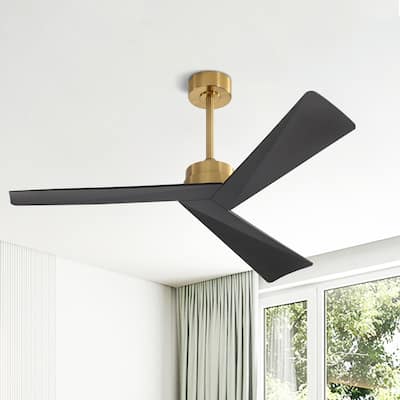WINGBO 52" 3 ABS Blades DC Motor Ceiling Fan with Remote Control