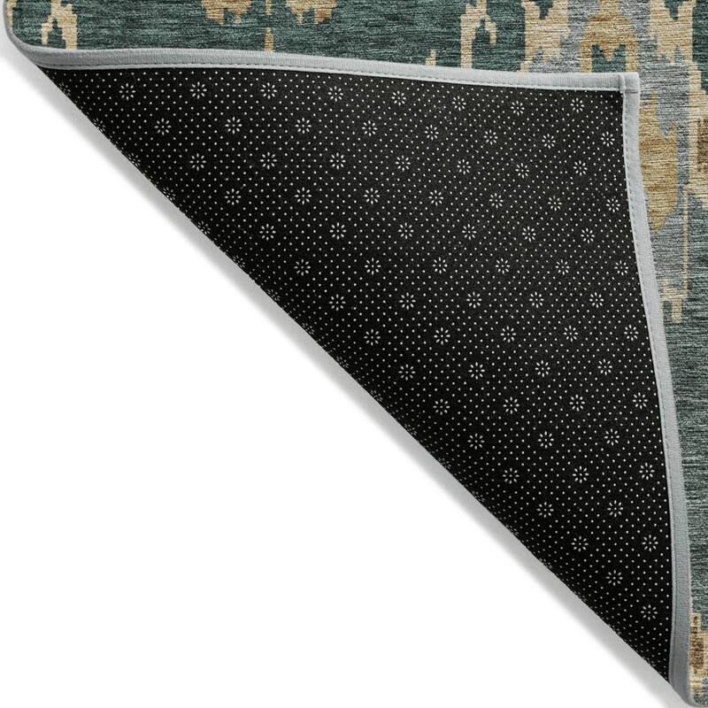 HomeRoots Ikat Transitional Rectangle Outdoor Rug