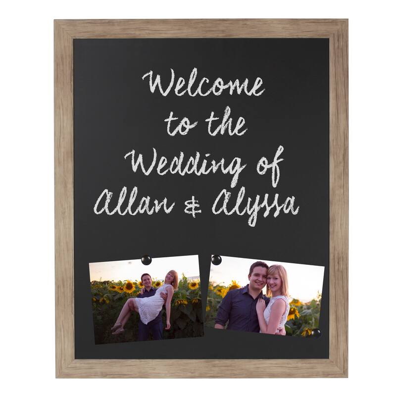 DesignOvation Beatrice Framed Magnetic Chalkboard