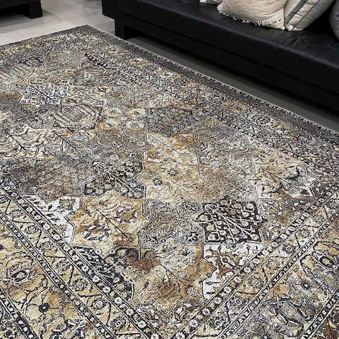 The Rug Collective Vintage Tanner Machine Washable Area Rugs