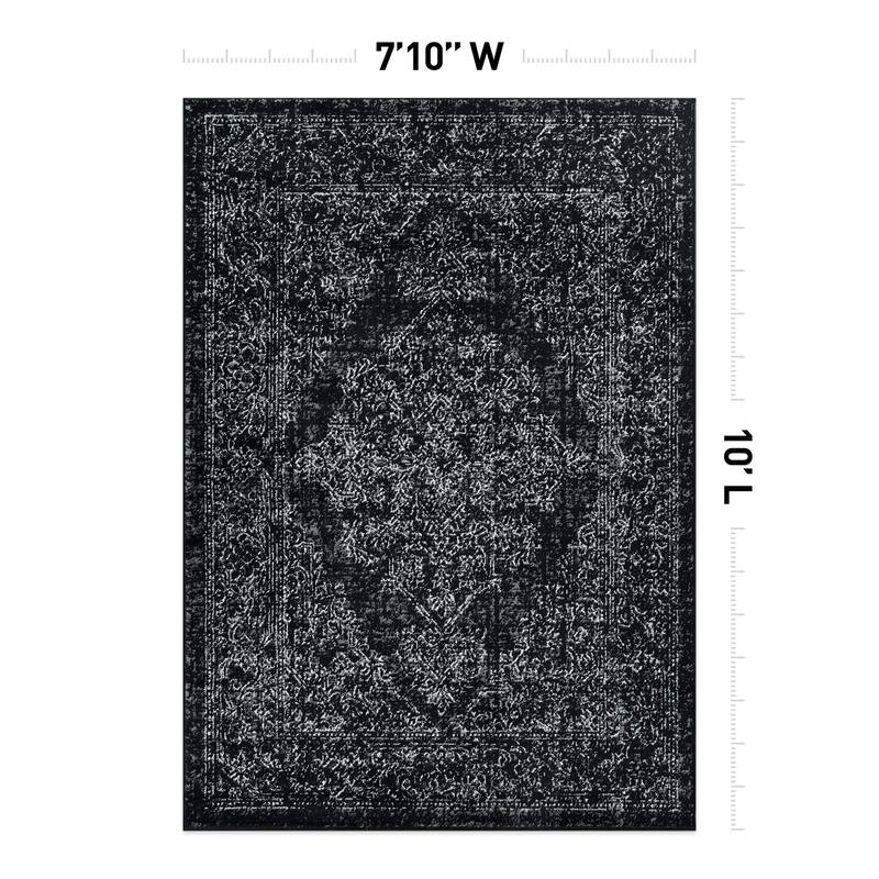 World Rug Gallery Vintage Distressed Area Rug