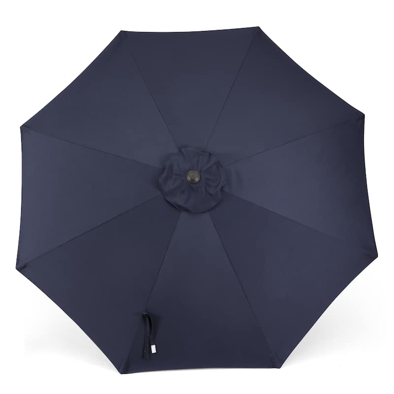 Holme 9-foot Steel Market Patio Umbrella with Tilt-and-Crank