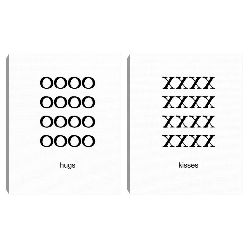 Hugs & Kisses by Design Lab Canvas Art Prints