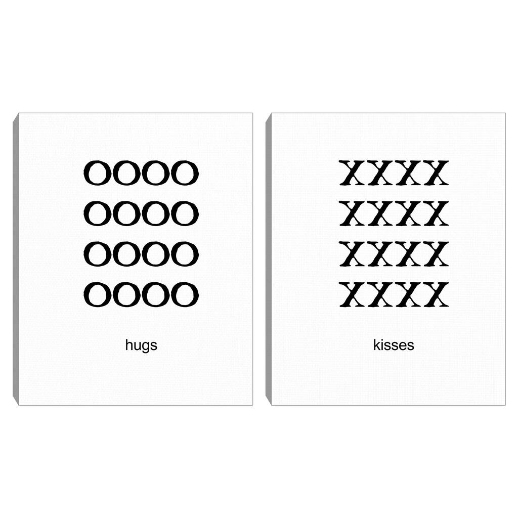 Hugs & Kisses by Design Lab Canvas Art Prints