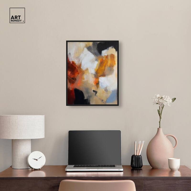 Earth and Fire I Canvas by Art Remedy