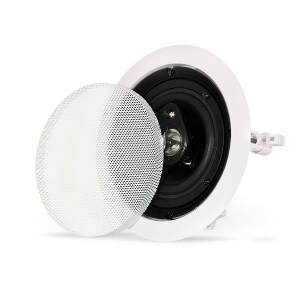 Shop Theater Solutions Cs43c Flush Mount In Ceiling Speakers 3 Way