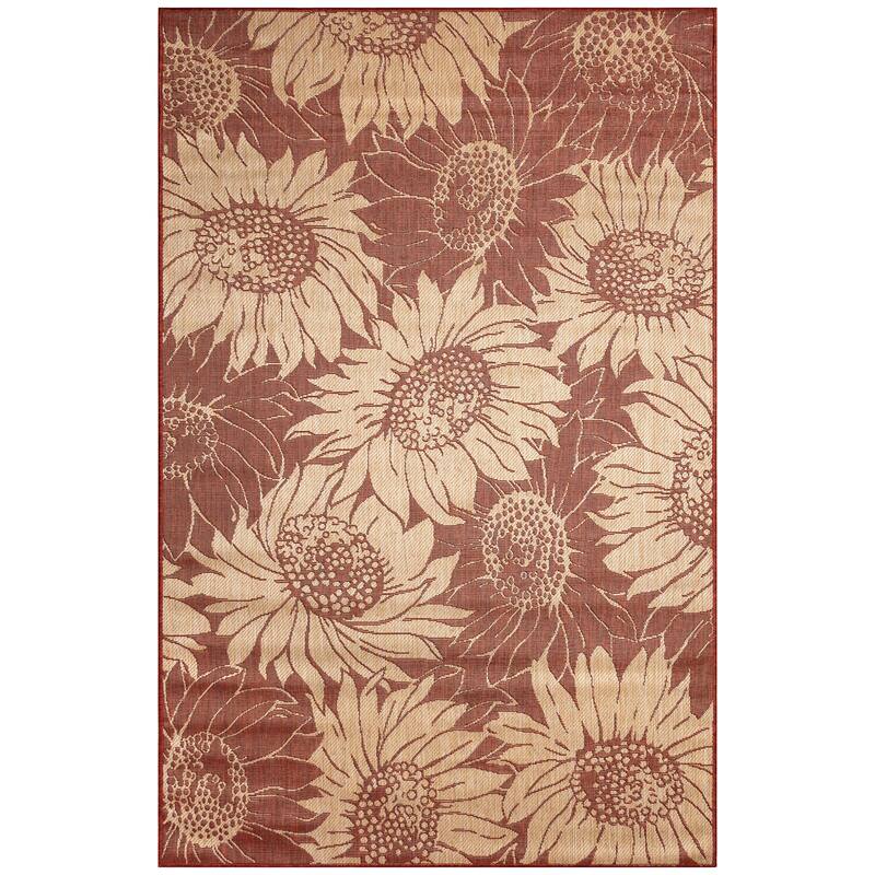 Liora Manne Carmel Sunflower Field Indoor/Outdoor Rug
