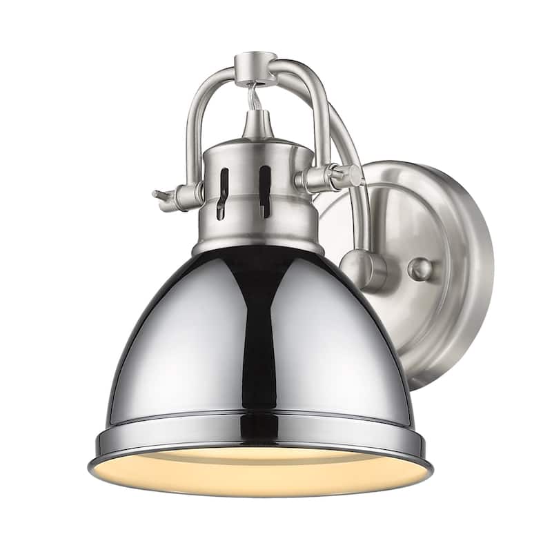 Duncan 1-light Bath Vanity - Pewter with Chrome