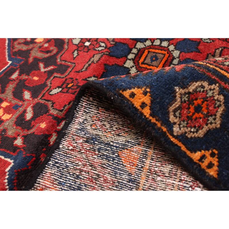 ECARPETGALLERY Hand-knotted Anatolian Vintage Red Wool Rug - 4'1 x 6'4