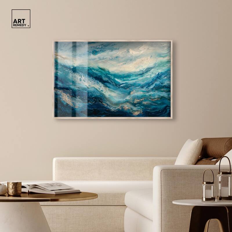 Jeweled Waters Shadowbox by Art Remedy