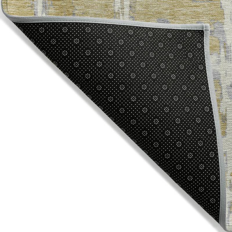 HomeRoots Striped Transitional Rectangle Outdoor Rug