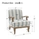 preview thumbnail 10 of 28, Rinaldo Farmhouse Upholstered Armchair with Solid Wood Legs by HULALA HOME
