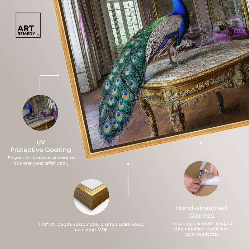 Royal Plumage Canvas by Art Remedy