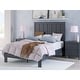preview thumbnail 26 of 34, Signature Design by Ashley Simmenfort Dark Blue Platform Bed