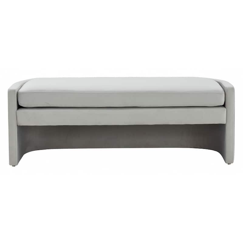 SAFAVIEH Couture Borghildur Curved Bench - 55Wx22Dx20H